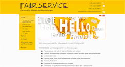 Desktop Screenshot of fairservice-messepersonal.de